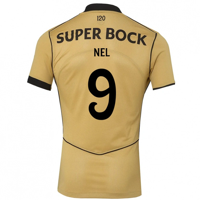 Danxen Damen Rafael Nel #9 Goldgelb Schwarz Auswärtstrikot Trikot 2026/27 T-Shirt