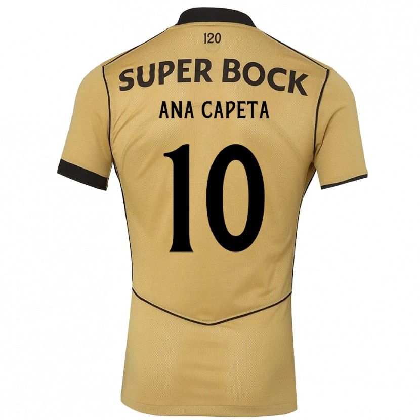 Danxen Damen Ana Capeta #10 Goldgelb Schwarz Auswärtstrikot Trikot 2026/27 T-Shirt