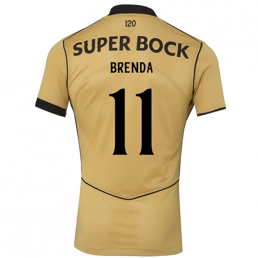 Danxen Damen Brenda Pérez Soler #11 Goldgelb Schwarz Auswärtstrikot Trikot 2026/27 T-Shirt