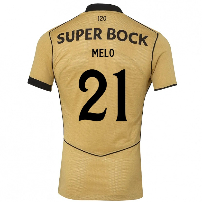 Danxen Damen Gabriel Melo #21 Goldgelb Schwarz Auswärtstrikot Trikot 2026/27 T-Shirt