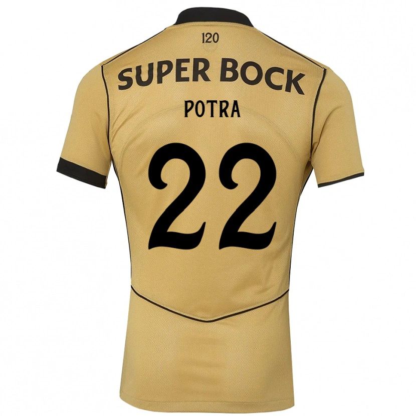 Danxen Damen Catarina Sofia Branco Potra #22 Goldgelb Schwarz Auswärtstrikot Trikot 2026/27 T-Shirt