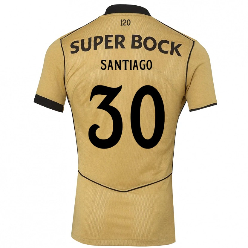 Danxen Damen Carolina Santiago #30 Goldgelb Schwarz Auswärtstrikot Trikot 2026/27 T-Shirt