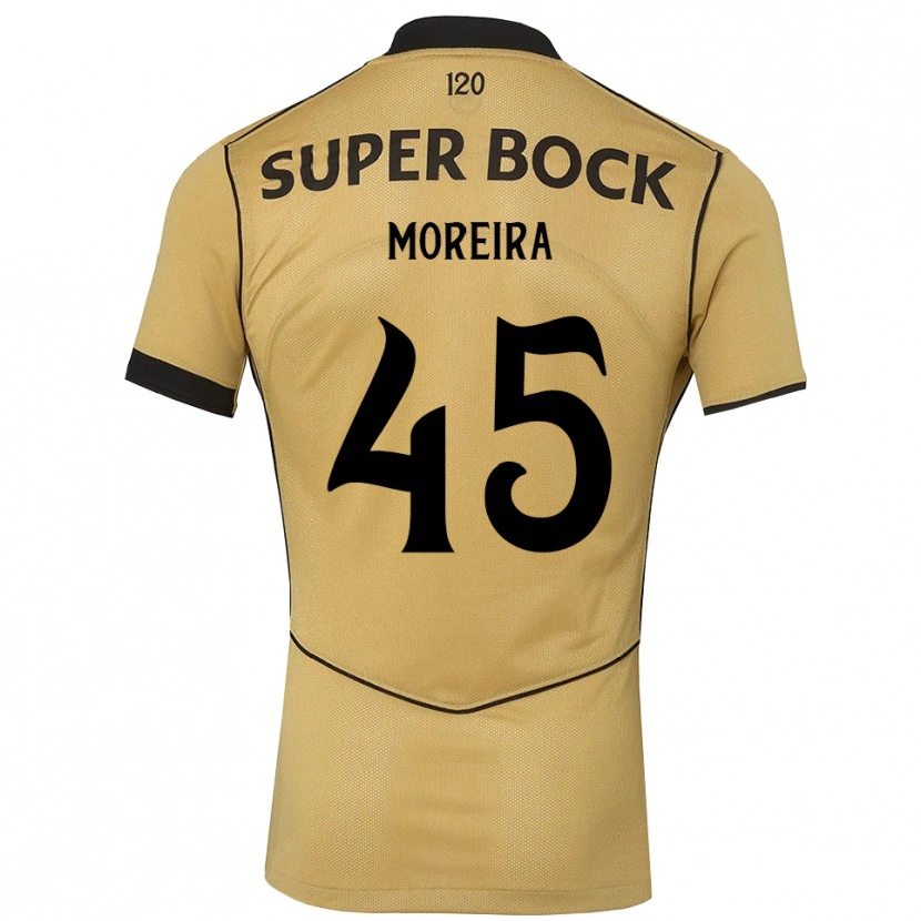Danxen Damen David Moreira #45 Goldgelb Schwarz Auswärtstrikot Trikot 2026/27 T-Shirt