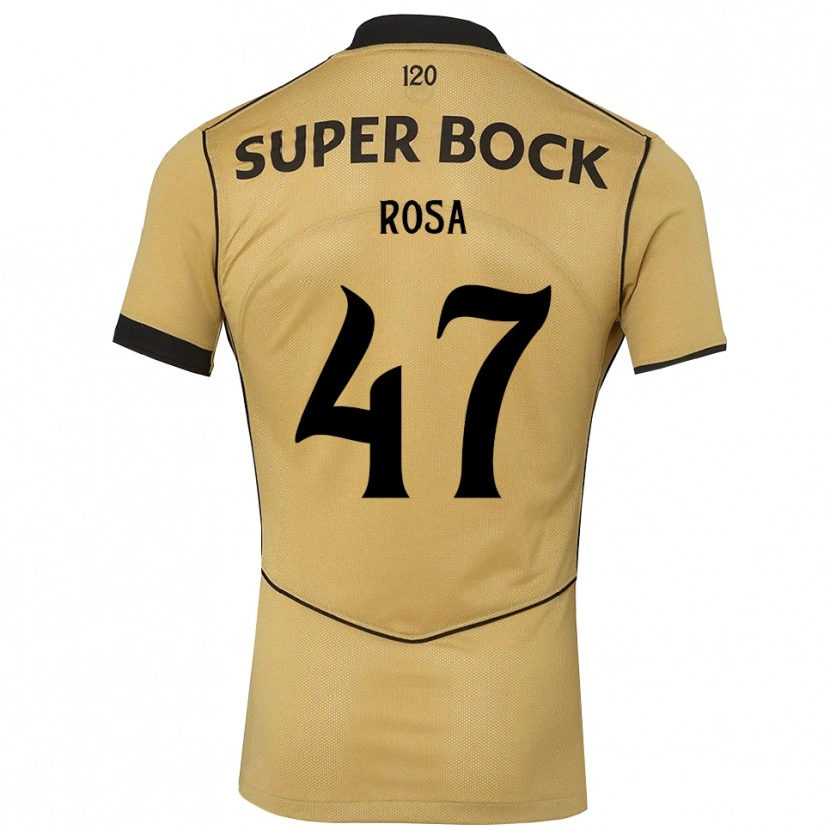 Danxen Damen Mariana Rosa #47 Goldgelb Schwarz Auswärtstrikot Trikot 2026/27 T-Shirt