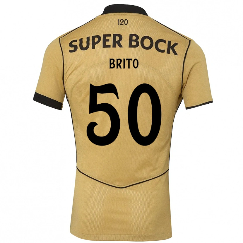 Danxen Damen Alexandre Brito #50 Goldgelb Schwarz Auswärtstrikot Trikot 2026/27 T-Shirt