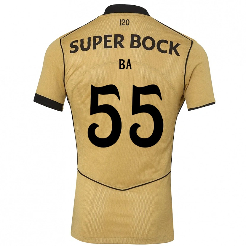 Danxen Damen Ibrahima Ba #55 Goldgelb Schwarz Auswärtstrikot Trikot 2026/27 T-Shirt