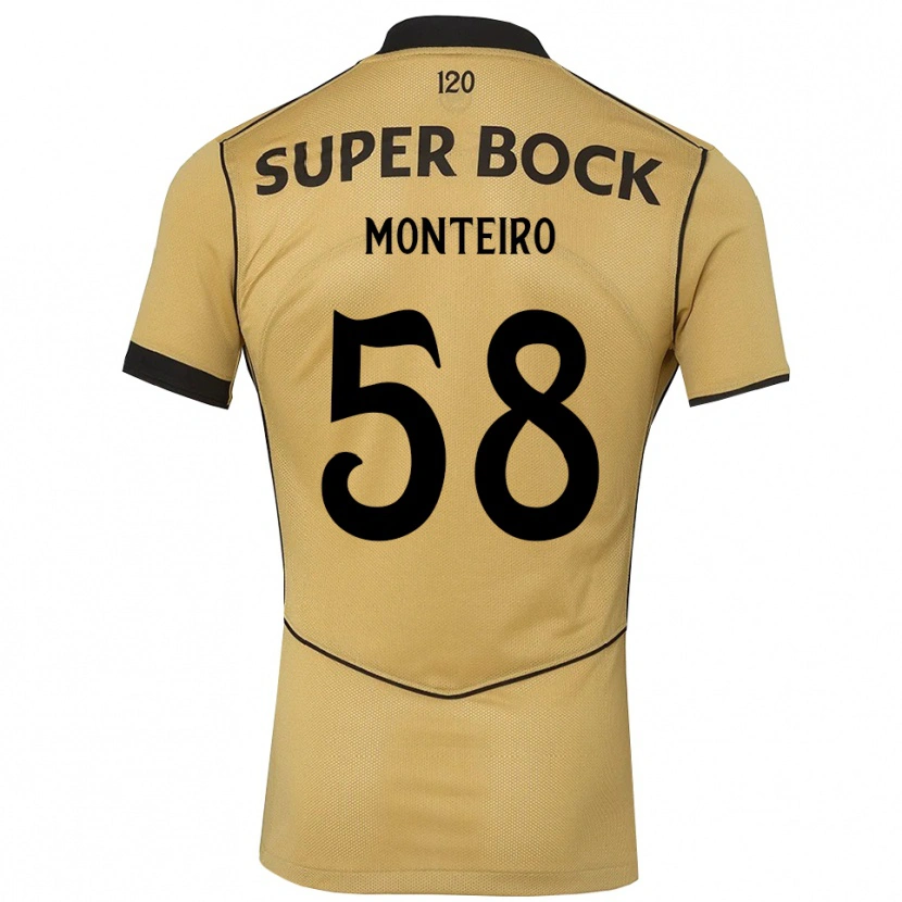 Danxen Damen David Monteiro #58 Goldgelb Schwarz Auswärtstrikot Trikot 2026/27 T-Shirt