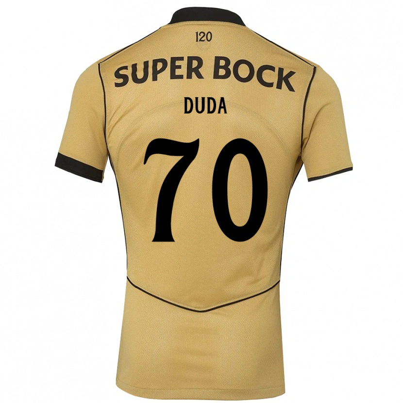 Danxen Damen Dudá #70 Goldgelb Schwarz Auswärtstrikot Trikot 2026/27 T-Shirt