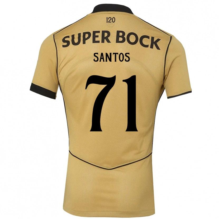 Danxen Damen Denilson Santos #71 Goldgelb Schwarz Auswärtstrikot Trikot 2026/27 T-Shirt