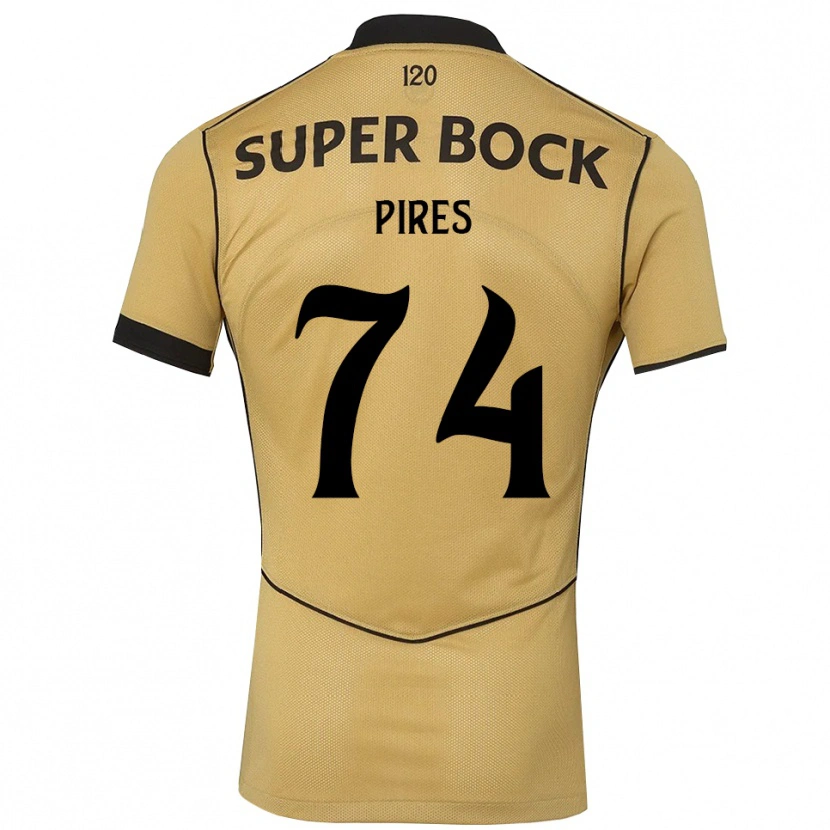 Danxen Damen Guilherme Pires #74 Goldgelb Schwarz Auswärtstrikot Trikot 2026/27 T-Shirt