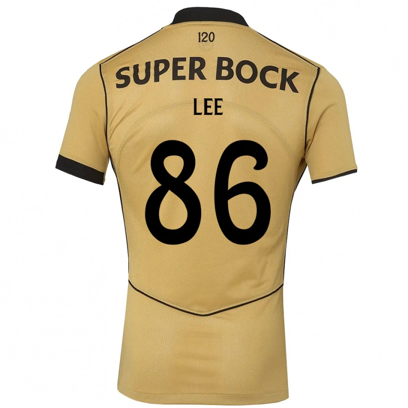 Danxen Damen Afonso Lee #86 Goldgelb Schwarz Auswärtstrikot Trikot 2026/27 T-Shirt