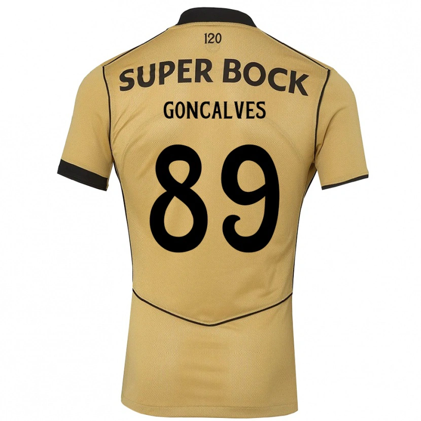 Danxen Damen Andre Goncalves #89 Goldgelb Schwarz Auswärtstrikot Trikot 2026/27 T-Shirt