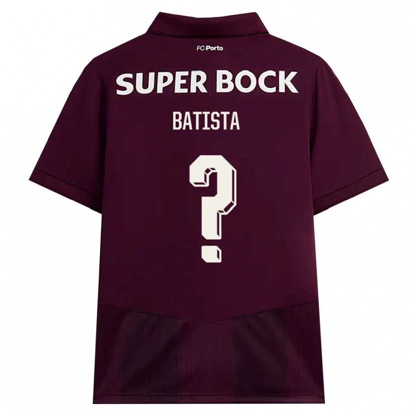 Danxen Damen Fábio Batista #0 Burgund Weiß Auswärtstrikot Trikot 2026/27 T-Shirt