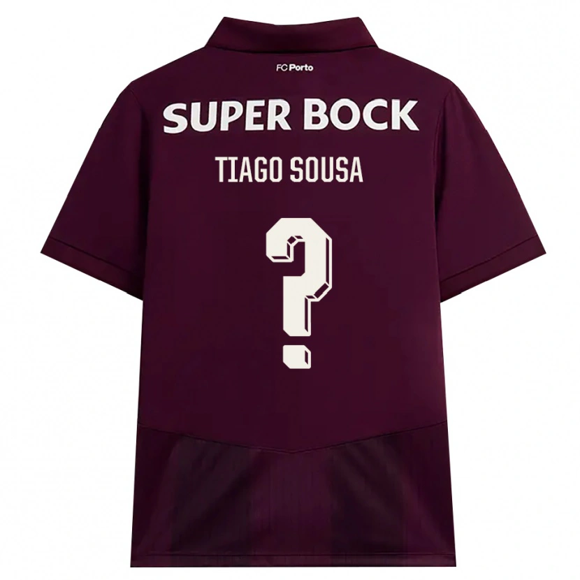 Danxen Damen Tiago Sousa #0 Burgund Weiß Auswärtstrikot Trikot 2026/27 T-Shirt