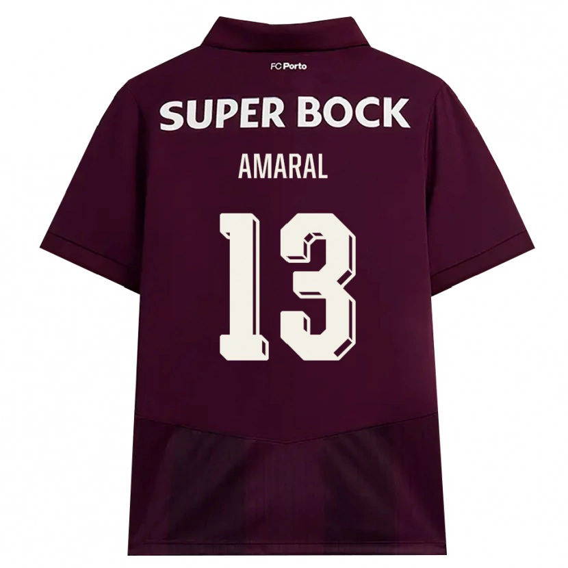 Danxen Damen Fábio Amaral #13 Burgund Weiß Auswärtstrikot Trikot 2026/27 T-Shirt