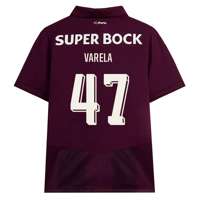 Danxen Damen Cardoso Varela #47 Burgund Weiß Auswärtstrikot Trikot 2026/27 T-Shirt