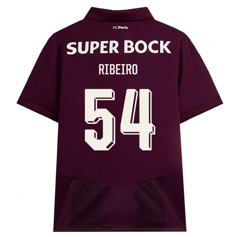 Danxen Damen António Ribeiro #54 Burgund Weiß Auswärtstrikot Trikot 2026/27 T-Shirt