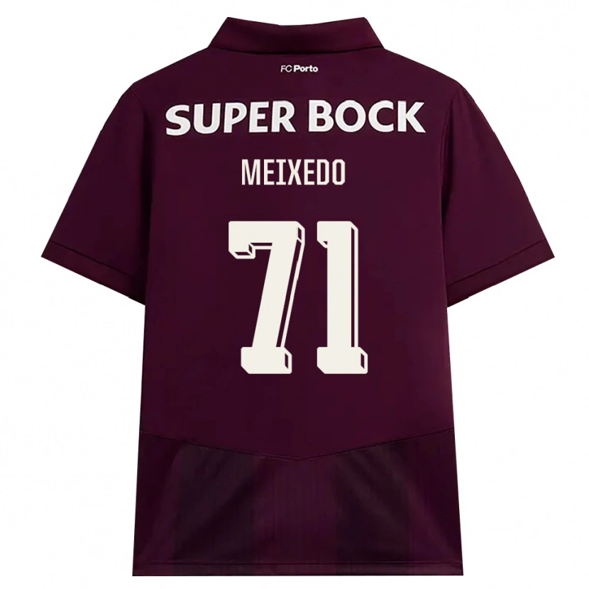 Danxen Damen Francisco Meixedo #71 Burgund Weiß Auswärtstrikot Trikot 2026/27 T-Shirt