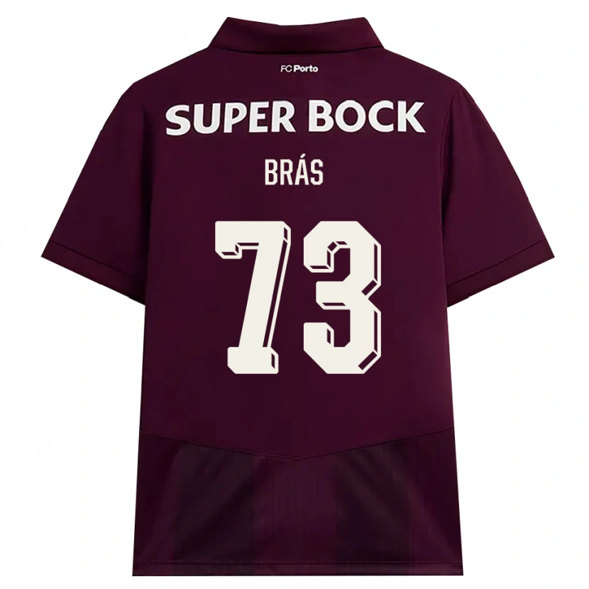 Danxen Damen Gabriel Brás #73 Burgund Weiß Auswärtstrikot Trikot 2026/27 T-Shirt