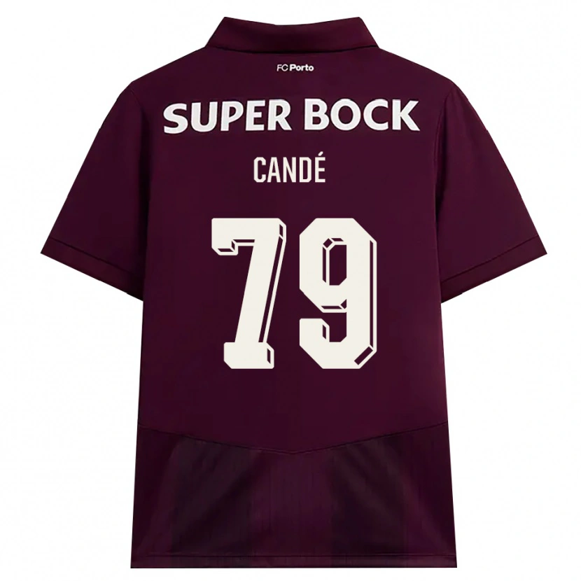 Danxen Damen Umaro Candé #79 Burgund Weiß Auswärtstrikot Trikot 2026/27 T-Shirt