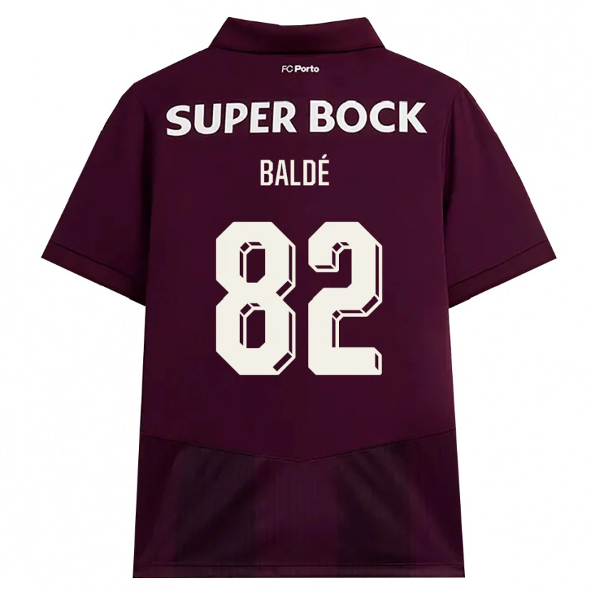 Danxen Damen Alfa Baldé #82 Burgund Weiß Auswärtstrikot Trikot 2026/27 T-Shirt