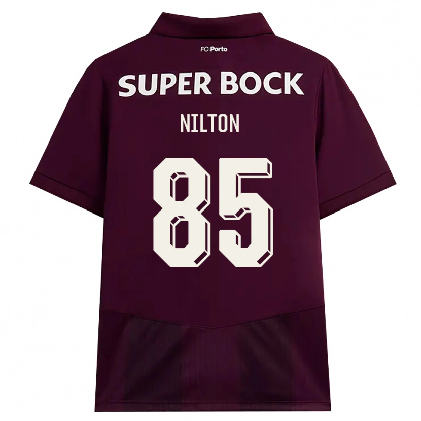 Danxen Damen Nilton #85 Burgund Weiß Auswärtstrikot Trikot 2026/27 T-Shirt