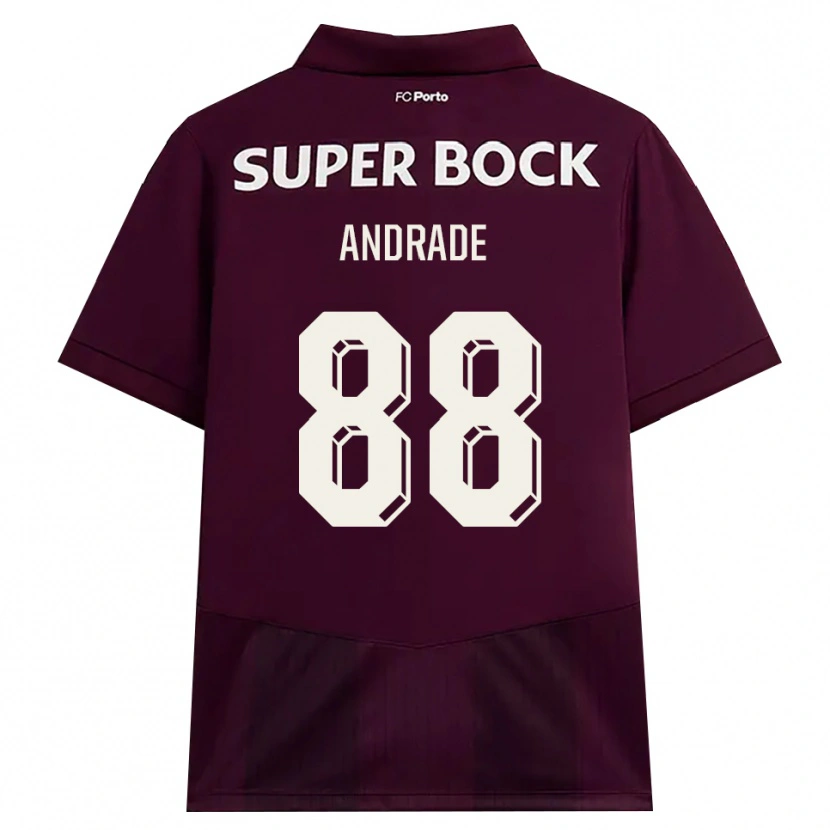 Danxen Damen Domingos Andrade #88 Burgund Weiß Auswärtstrikot Trikot 2026/27 T-Shirt