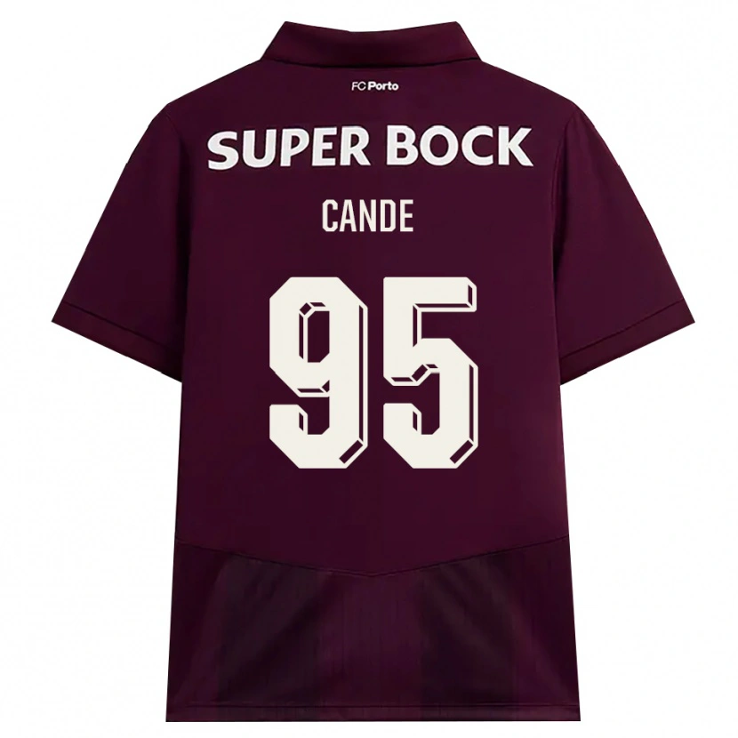 Danxen Damen Anhá Cande #95 Burgund Weiß Auswärtstrikot Trikot 2026/27 T-Shirt