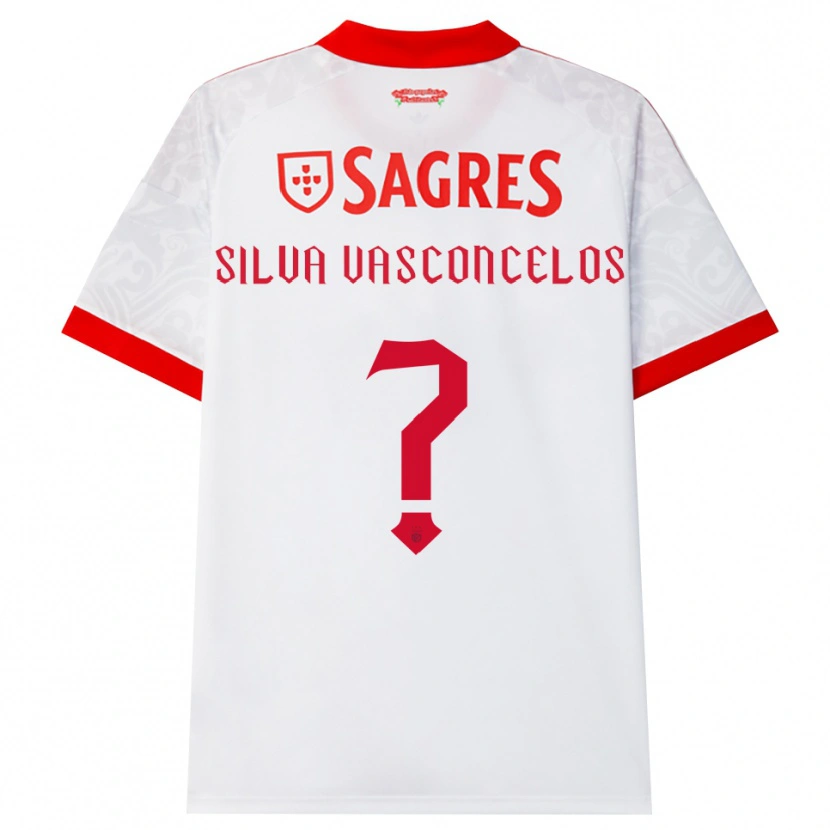 Danxen Damen Martim Silva Vasconcelos #0 Weiß Rot Gelb Auswärtstrikot Trikot 2026/27 T-Shirt