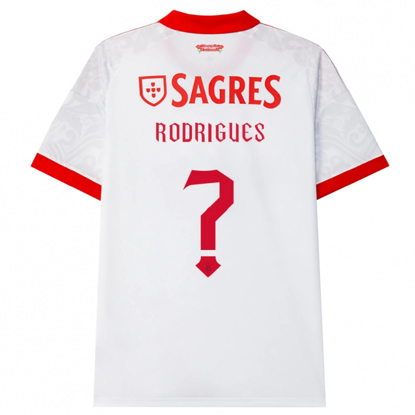 Danxen Damen Miguel Rodrigues #0 Weiß Rot Gelb Auswärtstrikot Trikot 2026/27 T-Shirt