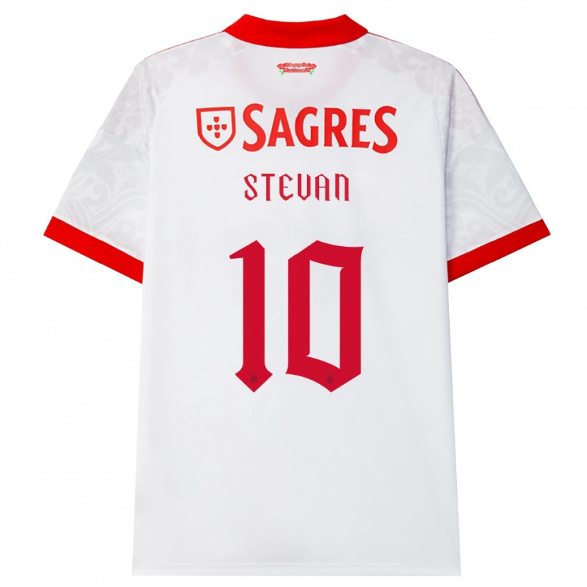 Danxen Damen Stevan Pedro Dores Manuel #10 Weiß Rot Gelb Auswärtstrikot Trikot 2026/27 T-Shirt