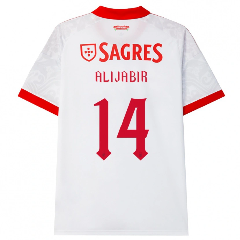 Danxen Damen Sheikhan Alijabir #14 Weiß Rot Gelb Auswärtstrikot Trikot 2026/27 T-Shirt