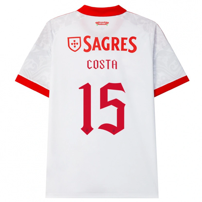 Danxen Damen Carole Costa #15 Weiß Rot Gelb Auswärtstrikot Trikot 2026/27 T-Shirt