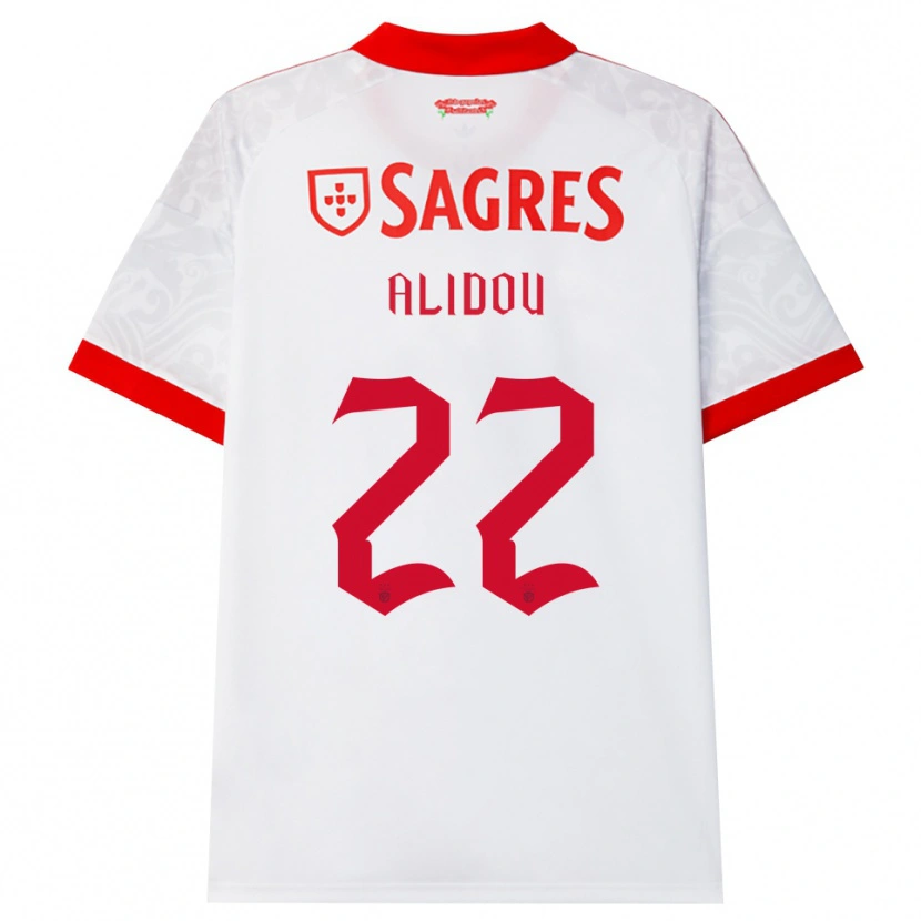 Danxen Damen Marie-Yasmine Alidou #22 Weiß Rot Gelb Auswärtstrikot Trikot 2026/27 T-Shirt