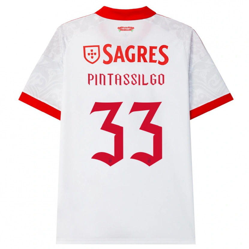 Danxen Damen Lara Pintassilgo #33 Weiß Rot Gelb Auswärtstrikot Trikot 2026/27 T-Shirt