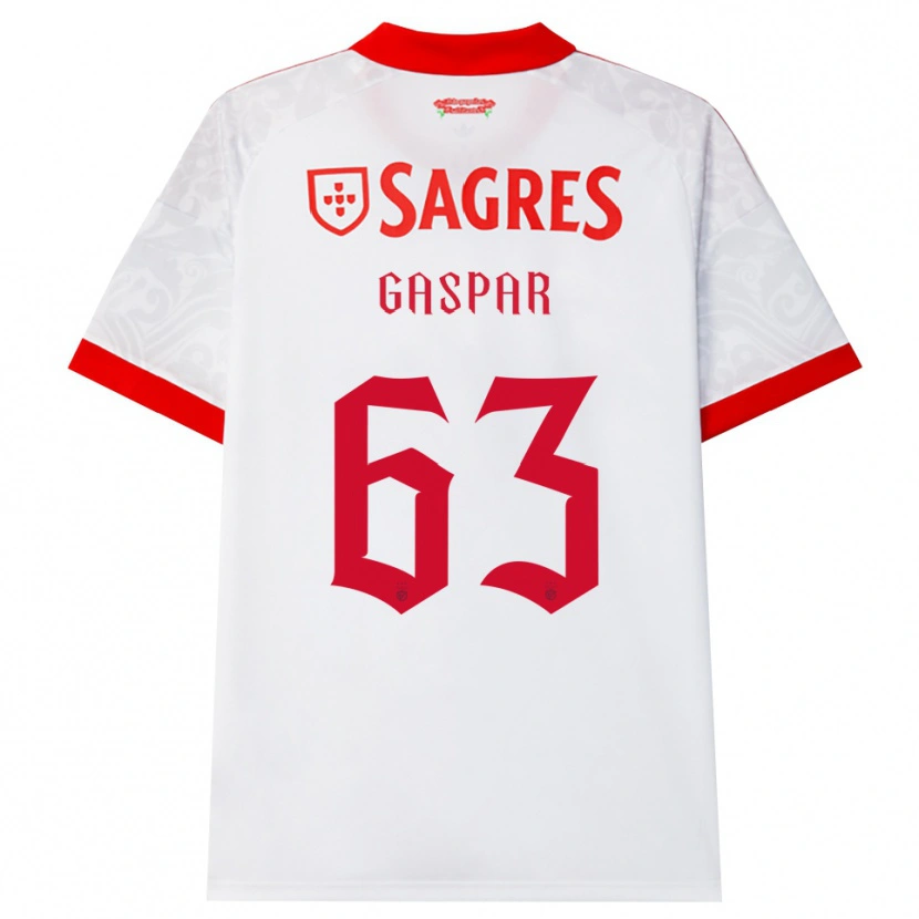 Danxen Damen Guilherme Gaspar #63 Weiß Rot Gelb Auswärtstrikot Trikot 2026/27 T-Shirt