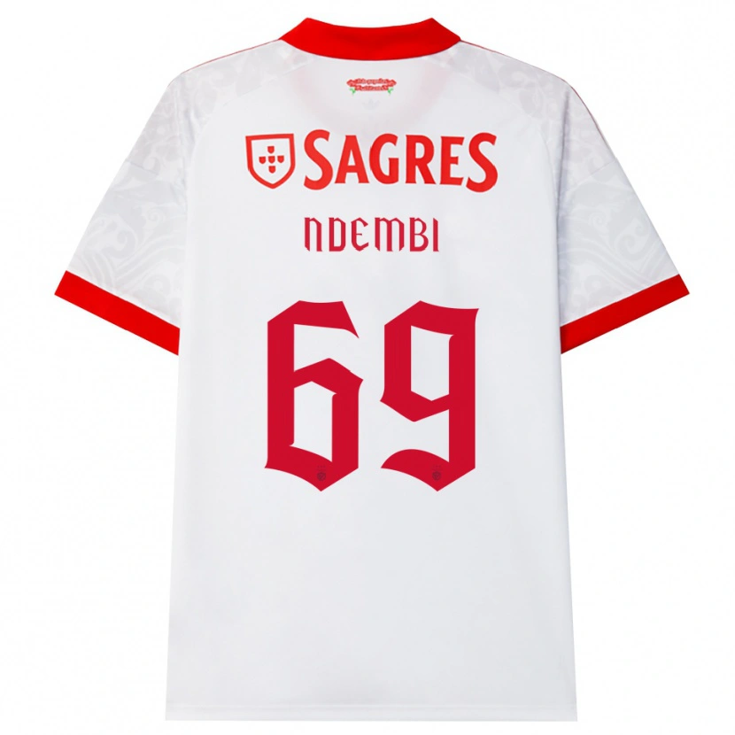 Danxen Damen Michée Ndembi #69 Weiß Rot Gelb Auswärtstrikot Trikot 2026/27 T-Shirt