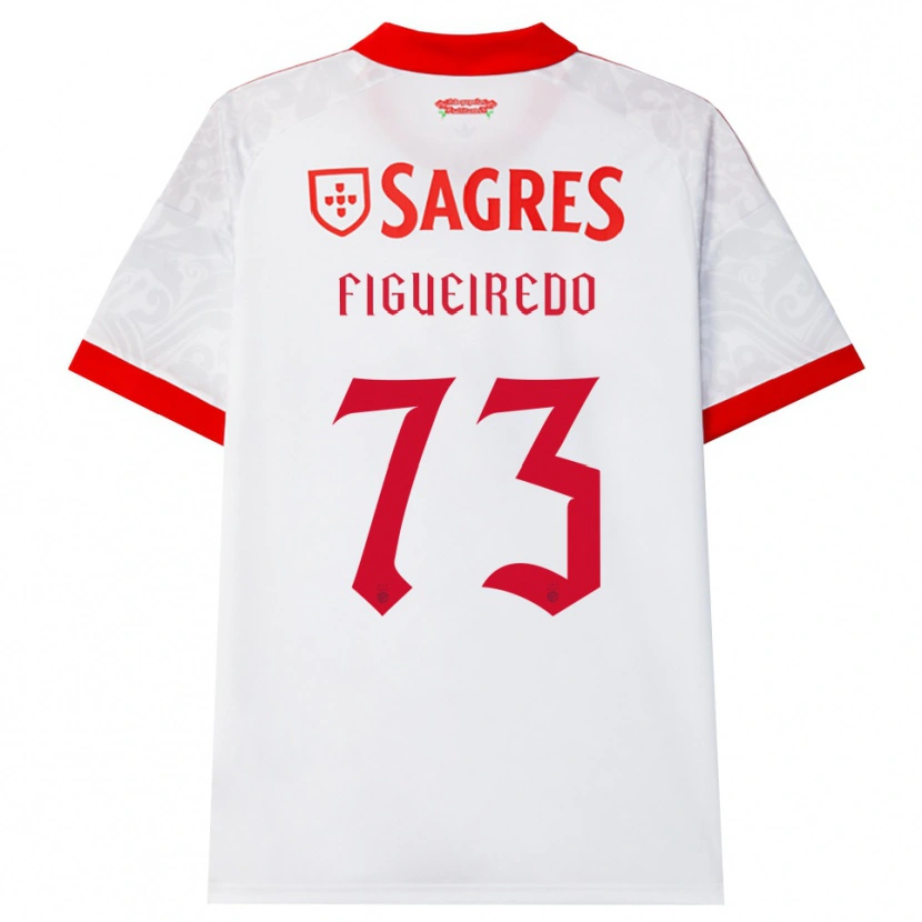 Danxen Damen Miguel Figueiredo #73 Weiß Rot Gelb Auswärtstrikot Trikot 2026/27 T-Shirt