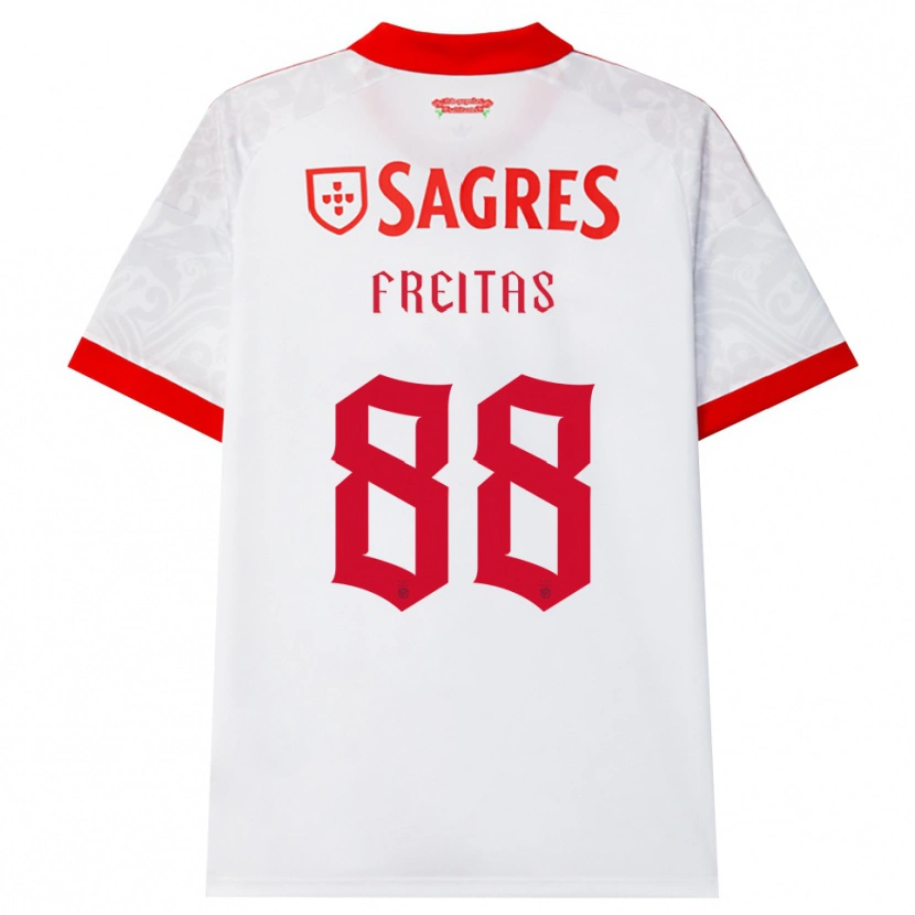 Danxen Damen Tiago Freitas #88 Weiß Rot Gelb Auswärtstrikot Trikot 2026/27 T-Shirt