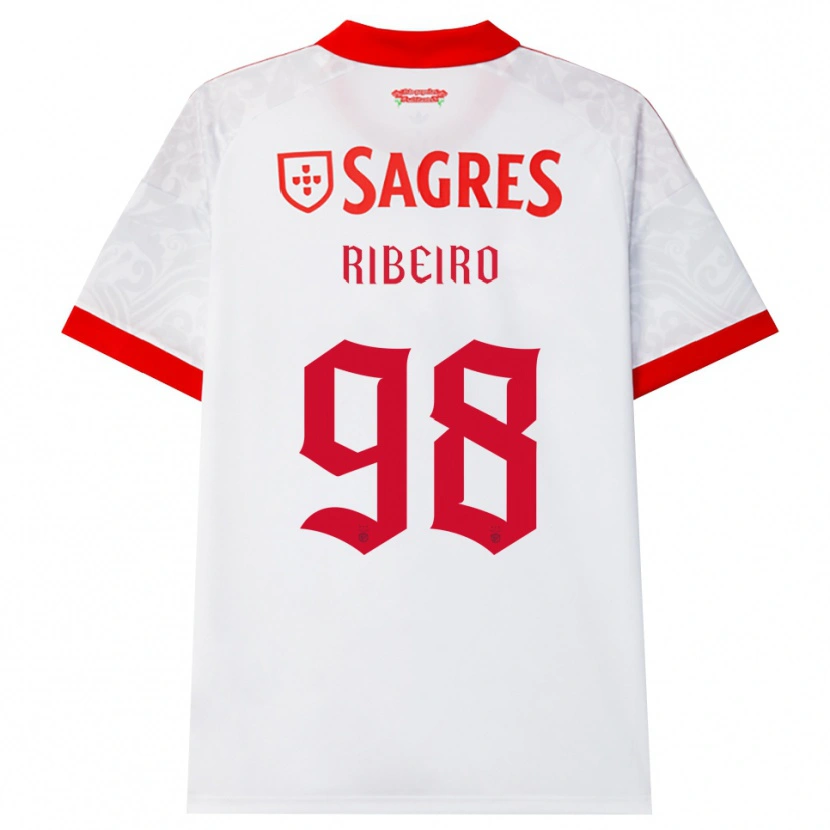 Danxen Damen Ricardo Ribeiro #98 Weiß Rot Gelb Auswärtstrikot Trikot 2026/27 T-Shirt