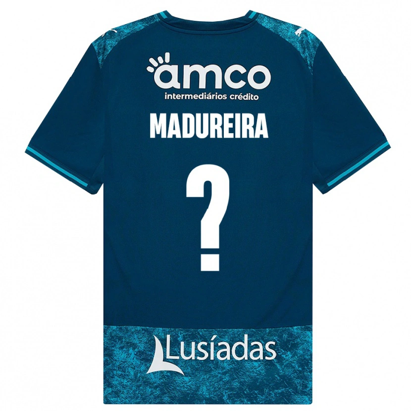 Danxen Damen João Madureira #0 Dunkelschiefergrau Mitteltuerkis Auswärtstrikot Trikot 2026/27 T-Shirt