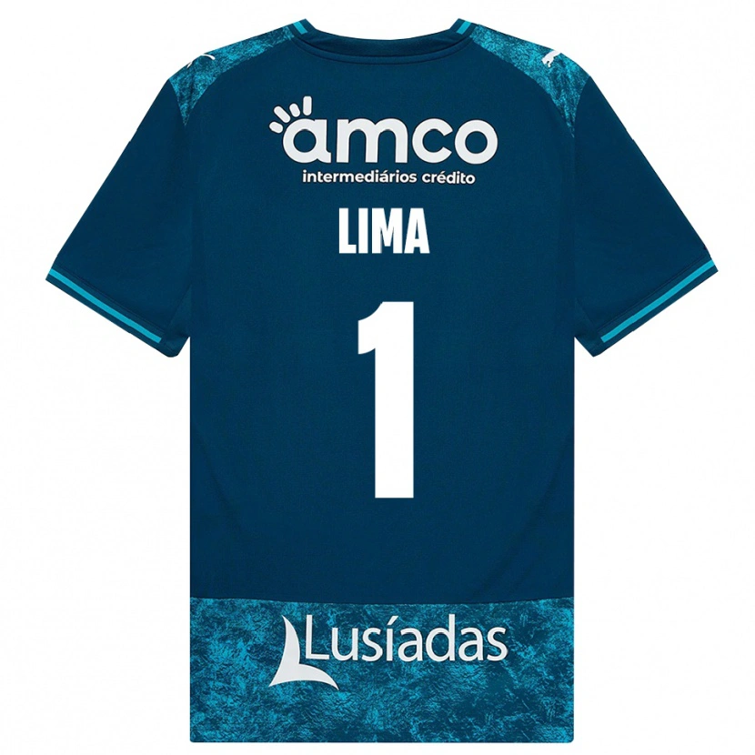 Danxen Damen Aline Lima #1 Dunkelschiefergrau Mitteltuerkis Auswärtstrikot Trikot 2026/27 T-Shirt