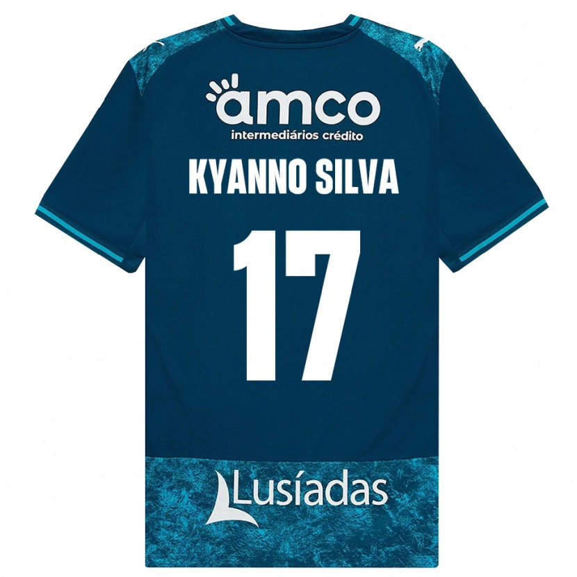 Danxen Damen Kyanno Silva #17 Dunkelschiefergrau Mitteltuerkis Auswärtstrikot Trikot 2026/27 T-Shirt
