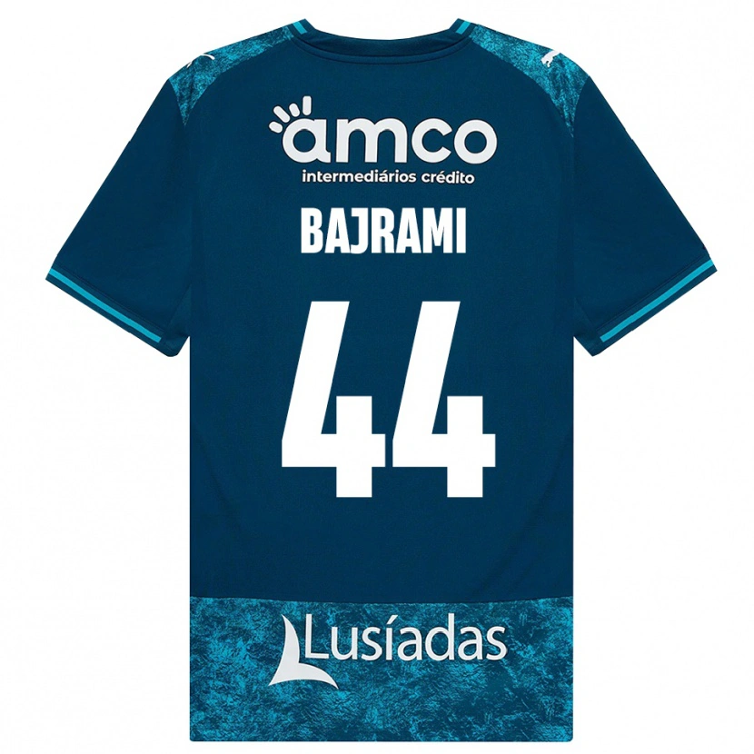 Danxen Damen Adrian Bajrami #44 Dunkelschiefergrau Mitteltuerkis Auswärtstrikot Trikot 2026/27 T-Shirt