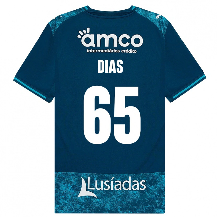 Danxen Damen Leandro Dias #65 Dunkelschiefergrau Mitteltuerkis Auswärtstrikot Trikot 2026/27 T-Shirt