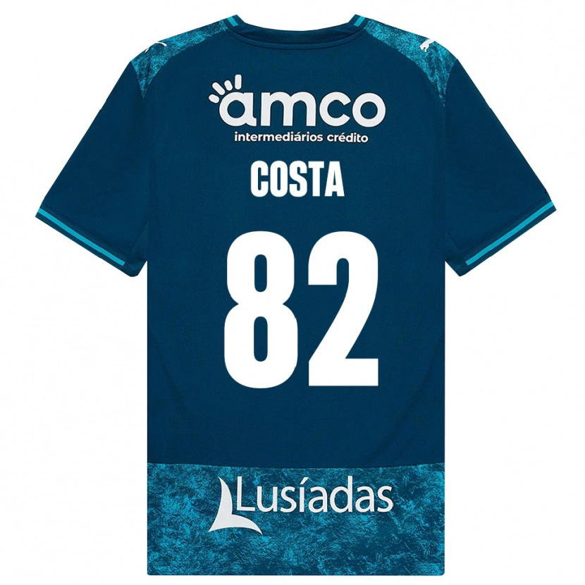 Danxen Damen Gui Costa #82 Dunkelschiefergrau Mitteltuerkis Auswärtstrikot Trikot 2026/27 T-Shirt
