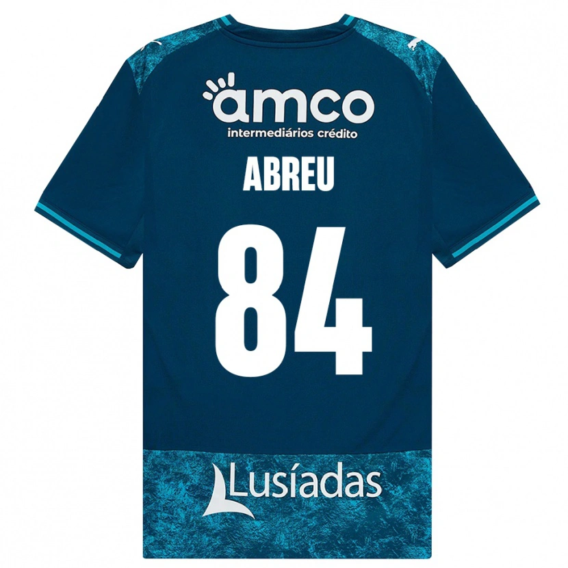 Danxen Damen Rodrigo Abreu #84 Dunkelschiefergrau Mitteltuerkis Auswärtstrikot Trikot 2026/27 T-Shirt