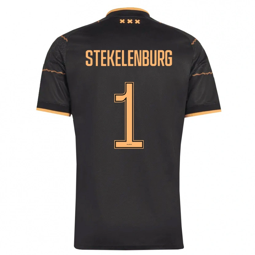 Danxen Damen Maarten Stekelenburg #1 Schwarz Orange Auswärtstrikot Trikot 2026/27 T-Shirt