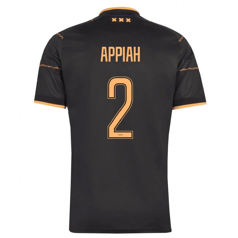 Danxen Damen Avery Appiah #2 Schwarz Orange Auswärtstrikot Trikot 2026/27 T-Shirt