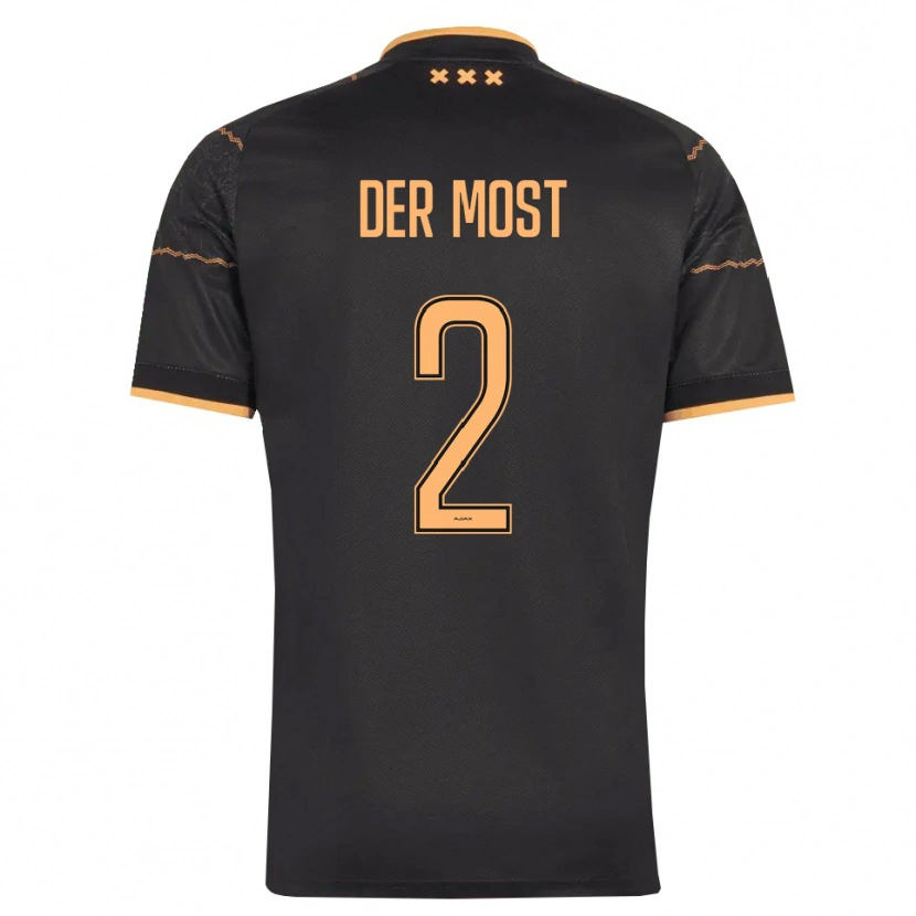 Danxen Damen Liza Van Der Most #2 Schwarz Orange Auswärtstrikot Trikot 2026/27 T-Shirt